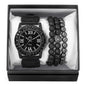 Watch and Lion 3on Beaded Bracelet Gift Set - WBR-301