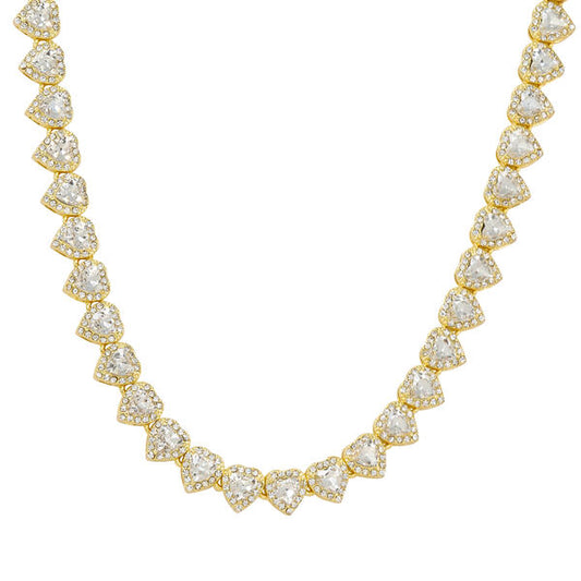 14mm Heart Cluster Chain - IOCH-180