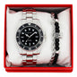 Metal Band Watches w/2 Bracelets Gift-Set - W2BR-004