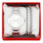 Metal Band Watches w/2 Bracelets Gift-Set - W2BR-001