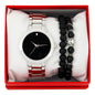 Metal Band Watches w/2 Bracelets Gift-Set - W2BR-006