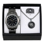 Metal Band Watches w/Necklace and Ring Gift-Set - W1K3-003