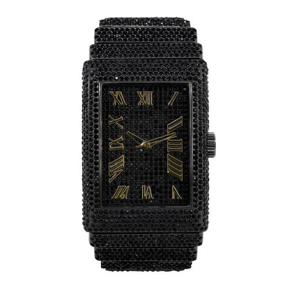 Urban Iced-Out 46mm Chandelier Metal Band Watch - 9832-MB