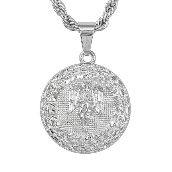 Round Nugget Angel Pendant - NCC-142