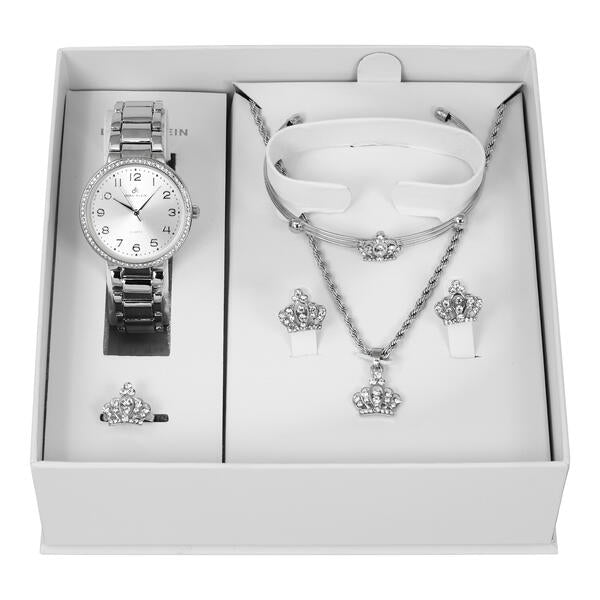 Ladies Metal Band Watch and Jewelry Set - LMS-9462