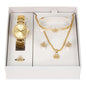 Ladies Metal Band Watch and Jewelry Set - LMS-9462