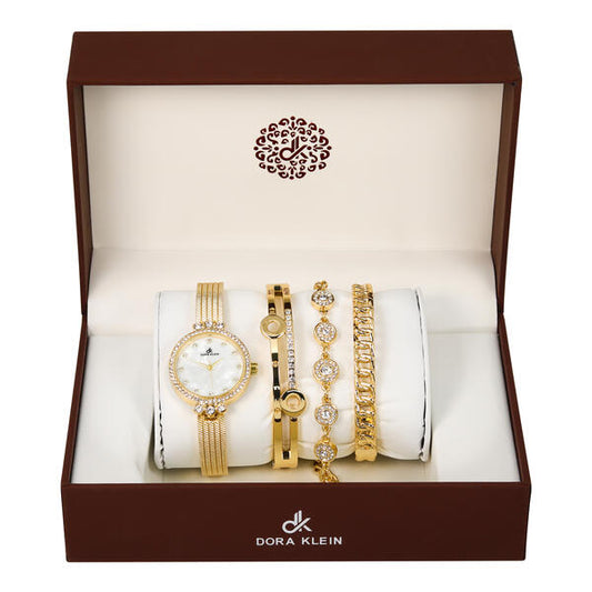 Ladies Watch and 3on Bracelet Set - L4W-103