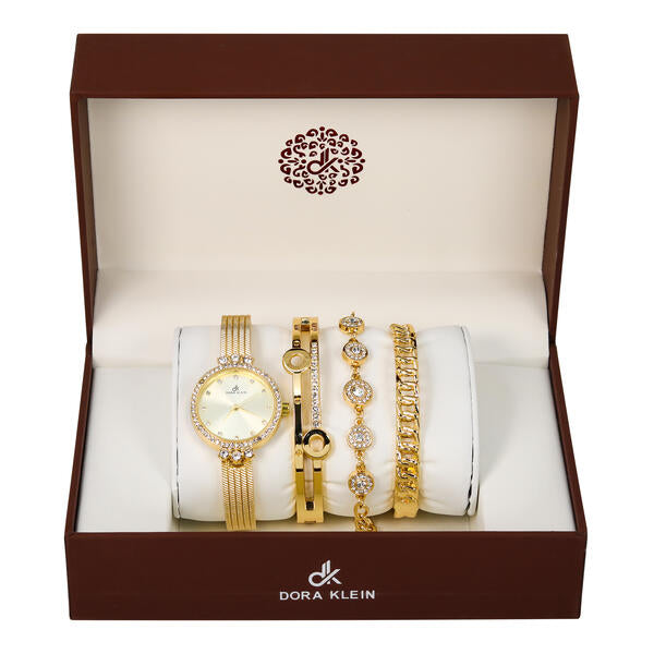 Ladies Watch and 3on Bracelet Set - L4W-103