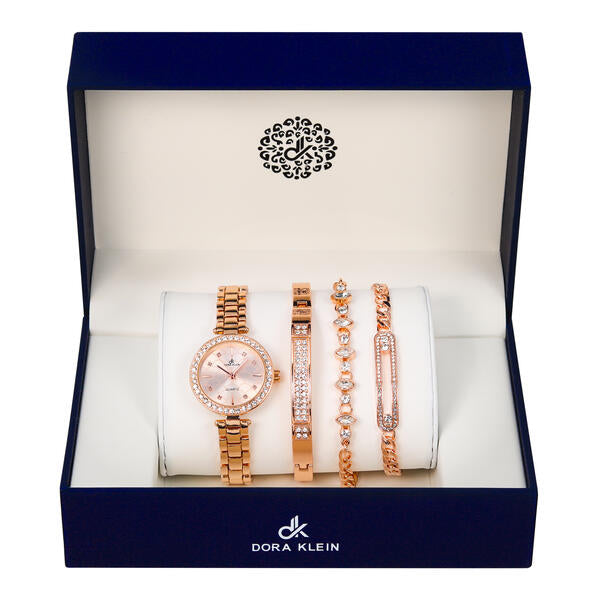 Ladies Watch and 3on Bracelet Set - L4W-104