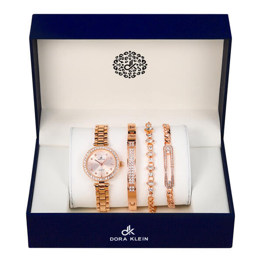 Ladies Watch and 3on Bracelet Set - L4W-104