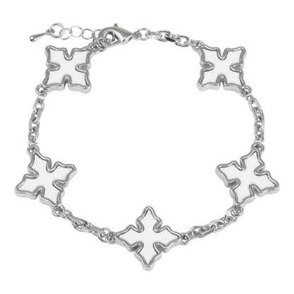 Black Multi Cross Bracelet - HBRS-105