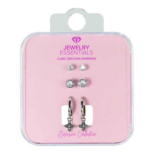 Carded 6on Earring Sets -  3HE-109
