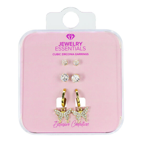 Carded 6on Earring Sets -  3HE-107