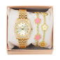 Ladies Watch and Clover Bracelet Set - LWBR-903