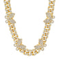 13mm Butterfly Iced Cuban Chain - HSCH-412