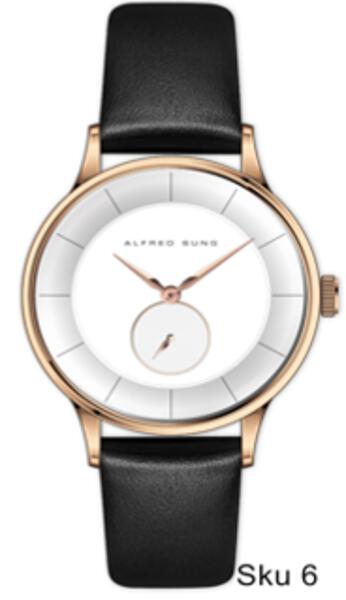 Ladies DK Leather Band Watch - 10032-LB