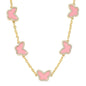 Butterfly Clover Necklace - HCHS-106
