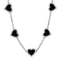 Heart Clover Necklace - HCHS-112