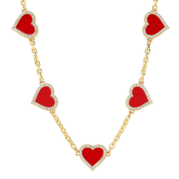 Heart Clover Necklace - HCHS-113
