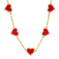 Heart Clover Necklace - HCHS-113