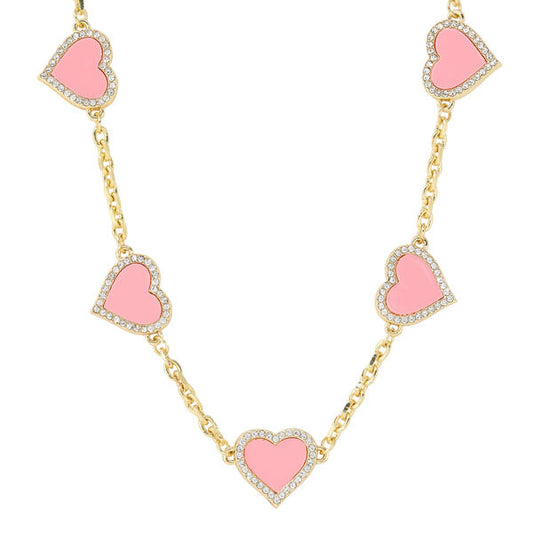 Heart Clover Necklace - HCHS-110
