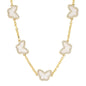 Butterfly Clover Necklace - HCHS-107