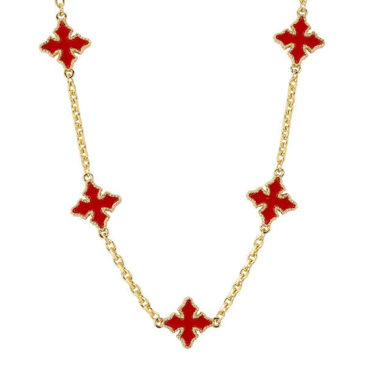 Multi Cross Necklace - CRCH-62