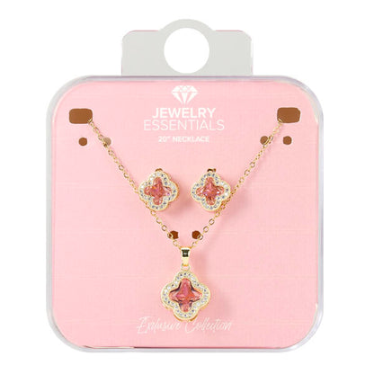 Ladies Pendant Earring in Acrylic Box - EP-156