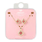 Ladies Pendant Earring in Acrylic Box - EP-156