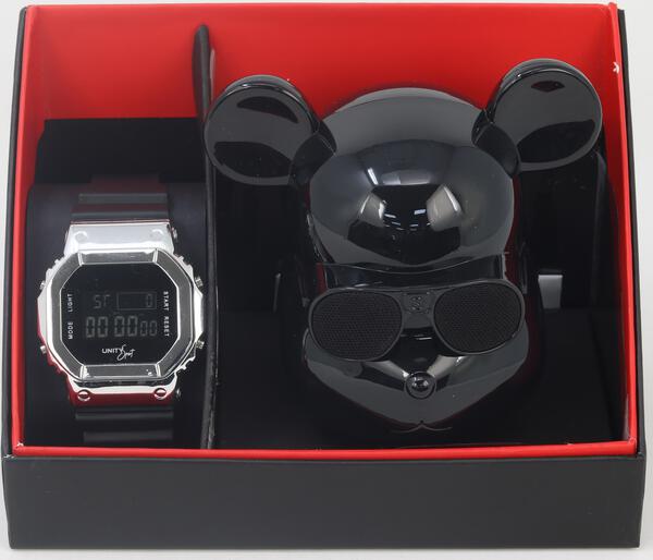 Men's Watch and Bear Speaker Gift Set - MSS-103