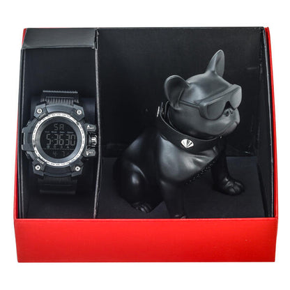 Men's Watch and Bulldog Speaker Gift Set - MSS-104
