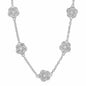 Iced Multi Clover Necklace - HCHS-102