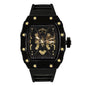 Iced Out 42.5mm Tonneau Watch - 9686-SB