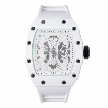 Iced Out 42.5mm Tonneau Watch - 9686-SB