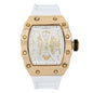Iced Out 42.5mm Tonneau Watch - 9686-SB