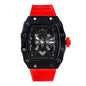 Iced Out 42.5mm Tonneau Watch - 9686-SB