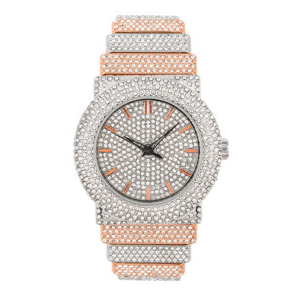 Urban Iced-Out 47mm Chandelier Metal Band Watch - 9833L-MB