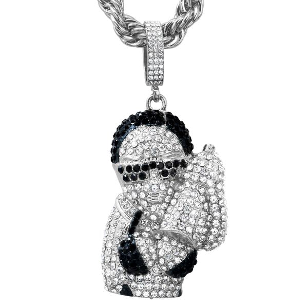 Carded 5K Pendant with Tennis Chain -  101-13