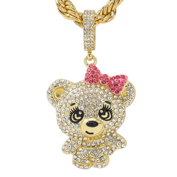 Carded 5K Pendant with Tennis Chain -  101-2