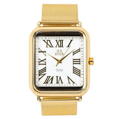 Classic 39mm Square Mesh Band Watch - 8382-MS