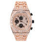 Urban Iced Out Metal Band Watch - 10030-MB