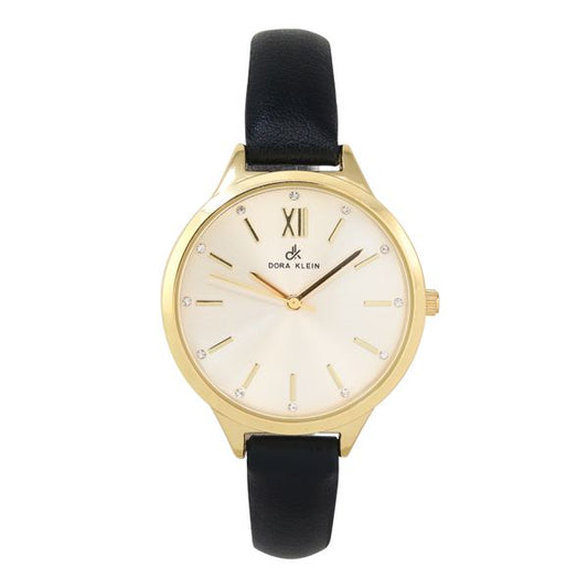 Ladies DK Leather Band Watch - 10031-LB