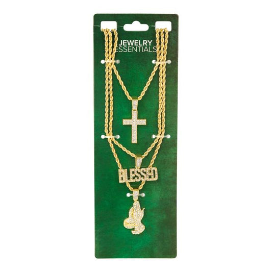 3-Pendant Necklace Set - HC3-150