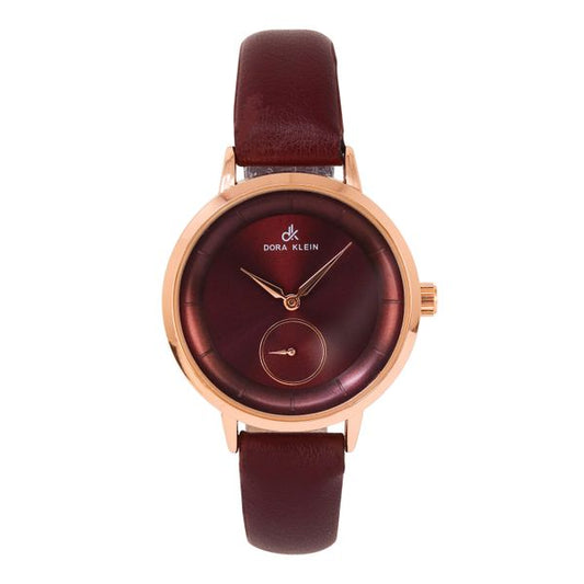 Ladies DK Leather Band Watch - 10032-LB