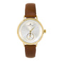 Ladies DK Leather Band Watch - 10032-LB