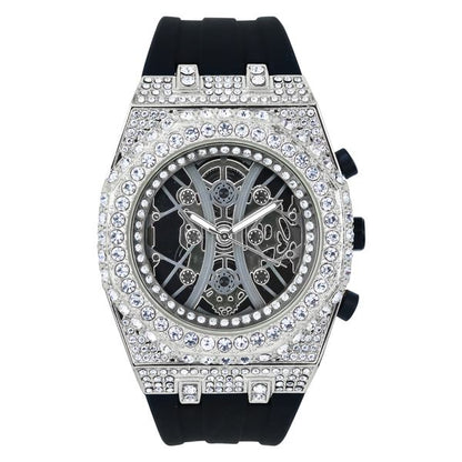 Urban 43mm Silicone Band Watch - 9709C-SB