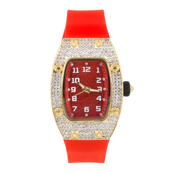 Ladies Silicone Band Watch -  10058-SB