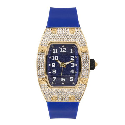Ladies Silicone Band Watch -  10058-SB