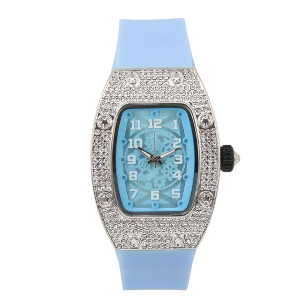 Ladies Silicone Band Watch -  10058-SB