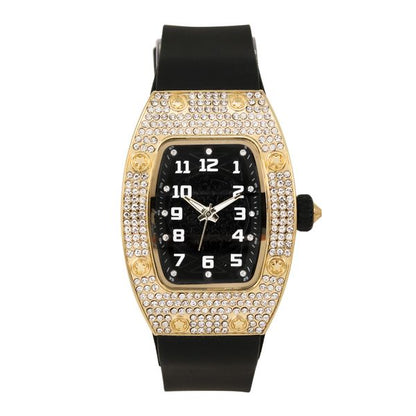 Ladies Silicone Band Watch -  10058-SB